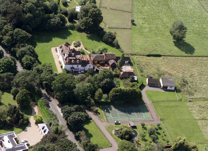 Aerial view of East Court
